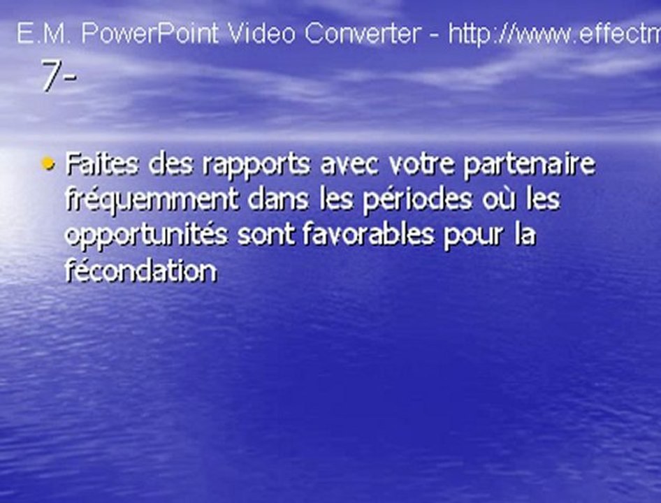 Comment tomber enceinte rapidement