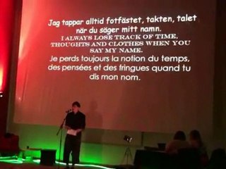 Niklas Mesaros - Suède - "Vivre Ensemble" - CDM 2011