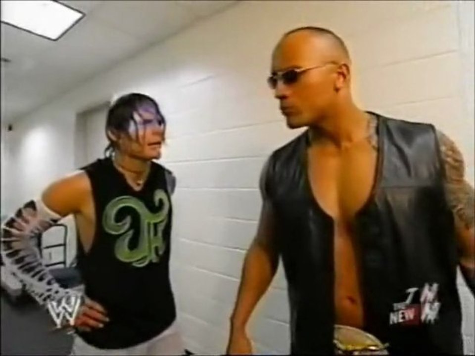 Jeff Hardy vs The Rock