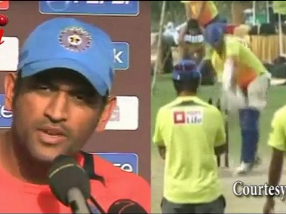 Dhoni appreciates Dravid for the Victory over West Indies