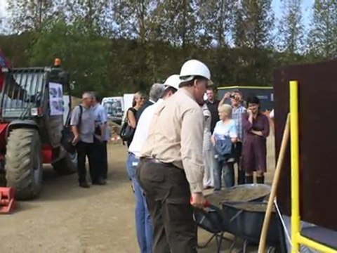 Hall Sportif de Beez (Namur): lancement officiel du chantier