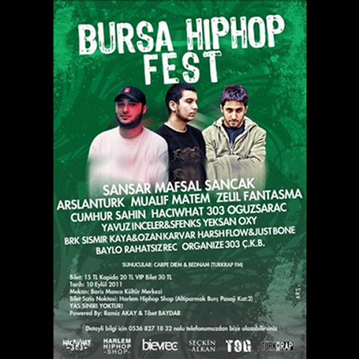 Bursa Hip Hop Fest (Tanıtım Seslendirmesi) TurkRapFm.Net©  [by Dj Zat-ı Bednam]