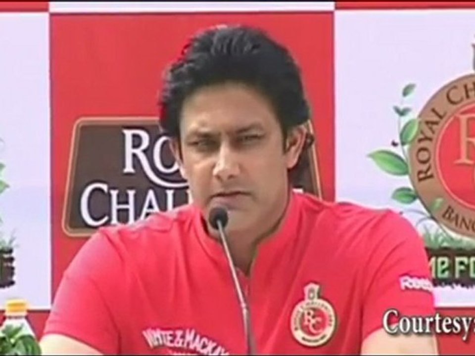 "GOING GREEN" is GREAT for RCB says Anil Kumble
