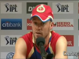 AB de Villiers PREDICTS RCB as the IPL 4 winner !