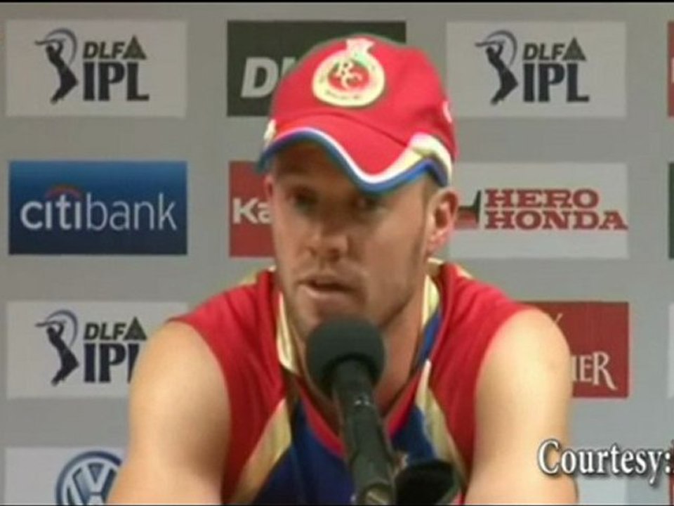AB de Villiers PREDICTS RCB as the IPL 4 winner !