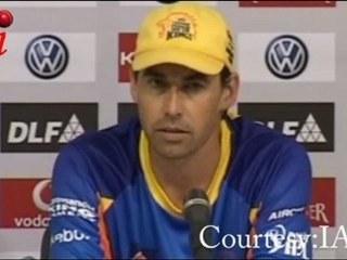 CSK Coach Stephen Fleming's press conference : IPL 4