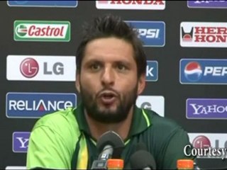 Shahid Afridi's Opinion on the India Vs Pakistan Semi Final Match