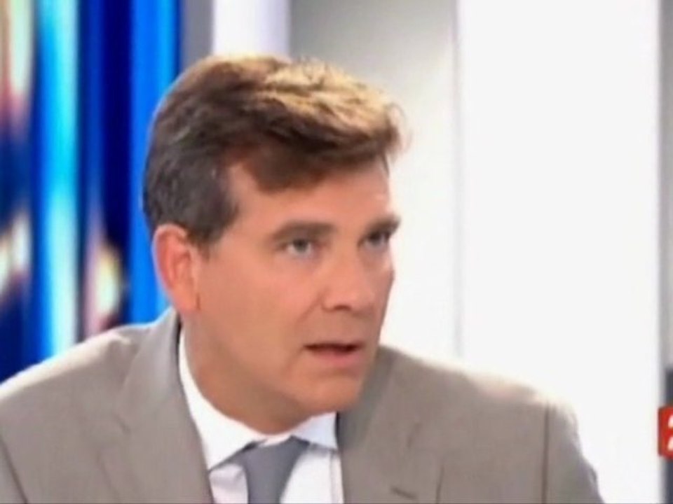 Arnaud Montebourg au JT de France 2 - 19 août 2011