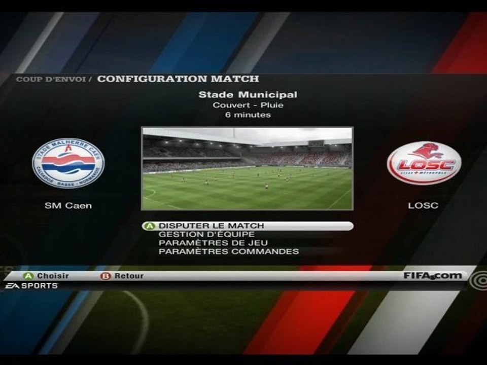 Fifa 11 Journée 3 Caen VS Lille