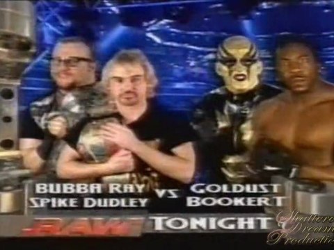 Goldust & Booker T vs. The Dudley Boyz - Raw - 4/22/02