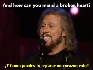 BEE GEES "How Can You Mend A Broken Heart" {Subtitulos Español}¸¸.•*¨*• ♪♫
