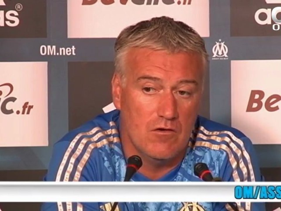 Mandanda et le coach avant OM-ASSE