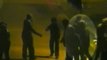 CCTV: rioters shoot at police