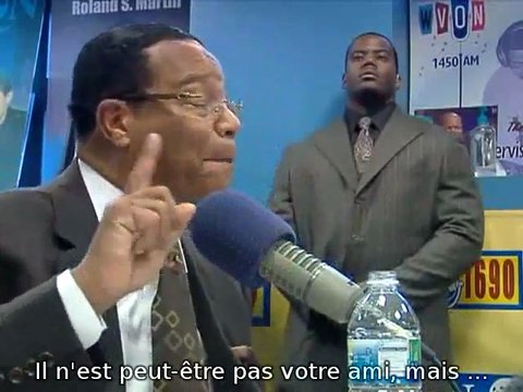 Intervention enflammée de Louis Farrakhan (dirigeant de 'Nation of Islam') contre Obama et l'intervention militaire en Libye