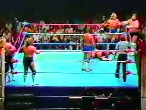 Ted DiBiase, Terry Taylor & Jim Duggan vs. The Fabulous Freebirds