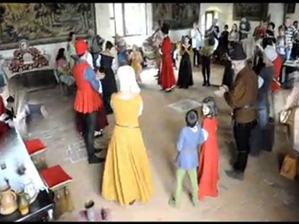 Epopée médiévale de Loches 2011: les Danses médiévales au logis royal
