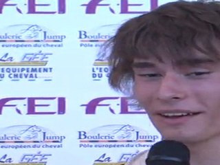 Interview Adam Lukac - FEI Open European Vaulting Championships 2011- Individual Male Junior