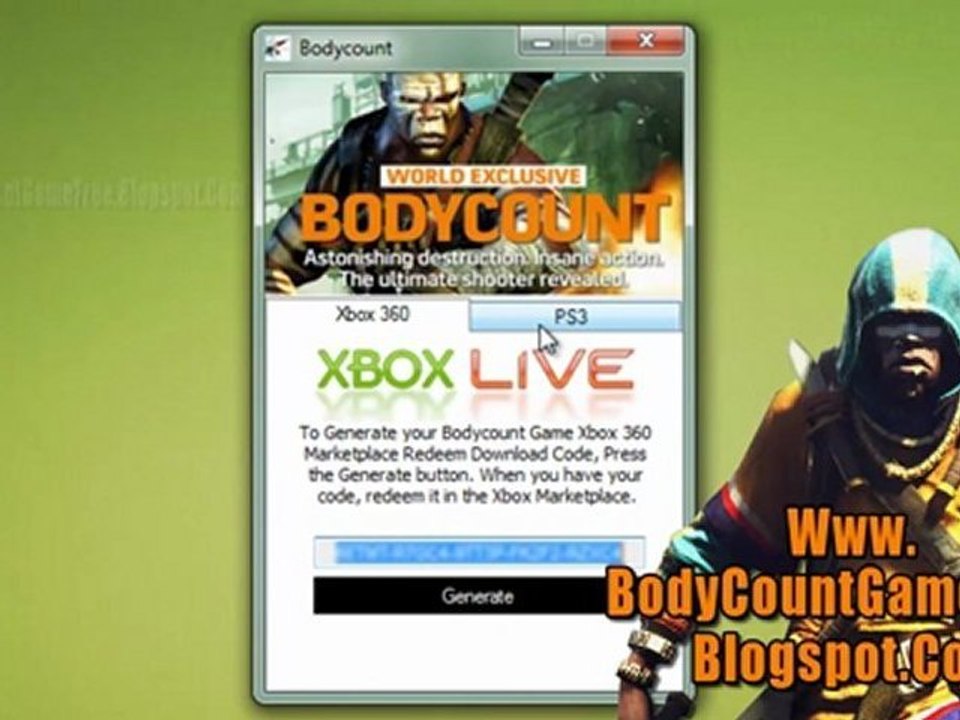 Bodycount Game Leaked - Xbox 360 - PS3