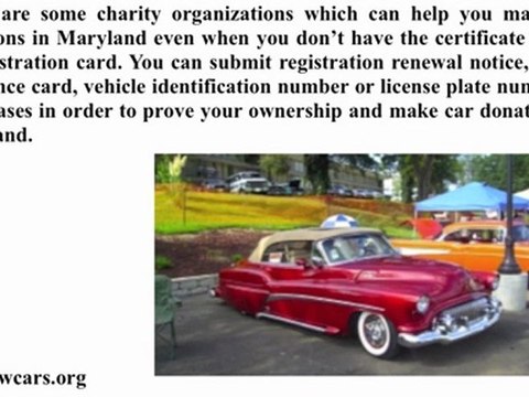 Car Donations in Maryland | Paperwork and Process Involved