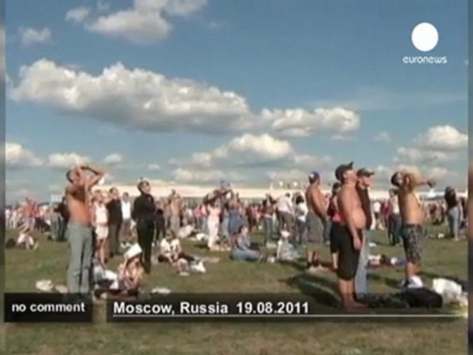 Vol acrobatique au dessus de Moscou - no comment