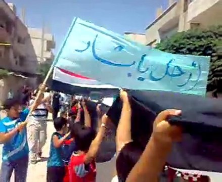 الثورة السورية مدينة حمص حي البياضة جمعة بشائر النصر 19-08-2011 Syria Homs Albayada الجزء الثالث big adminstration