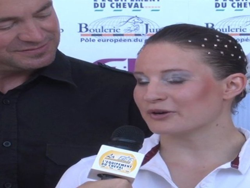 Interview de Rikke Laumann 3d - FEI Open European Vaulting Championships 2011 - Individual Female Senior