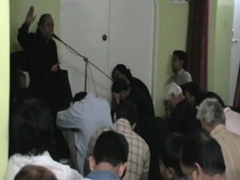 Muhammad Ali Naqvi, Allama Furqan Haider Abidi & Murtaza Ali Zaidi on 20th Ramzan 1432 (21-08-2011) at Qasray Shan Fatima, Hussainabad Malir Karachi