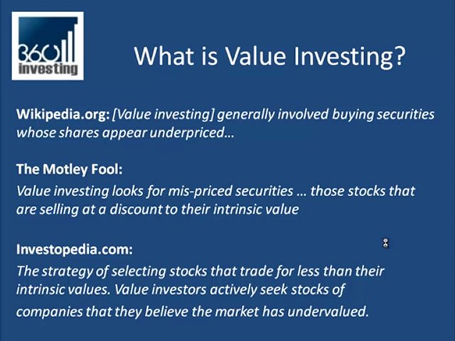 What Is Value Investing?