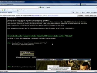 Cracked Deus Ex: Human Revolution - how to get for free your PS3 redeem code