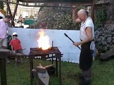 Le forgeron , fête du chateau de Sierck les bains