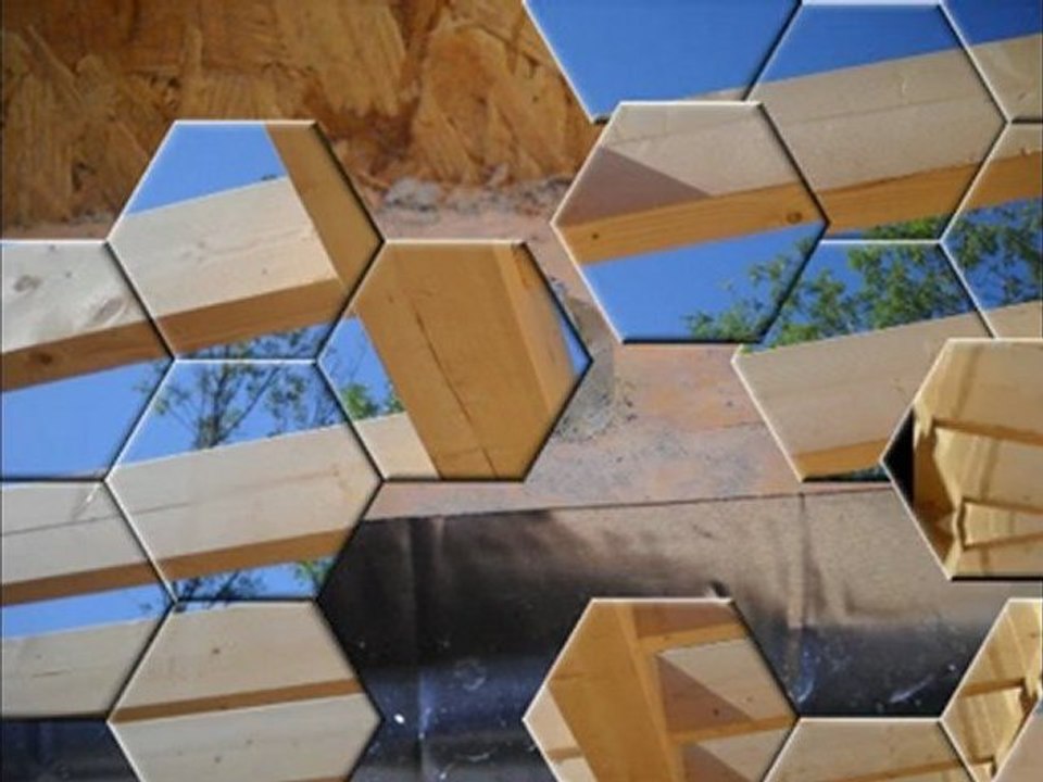 Châlet plancher/poutres