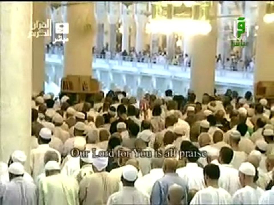 تسجيل حصري لصلاة القيام من المسجد الحرام الجزء الاول ل 22 رمضان 2011