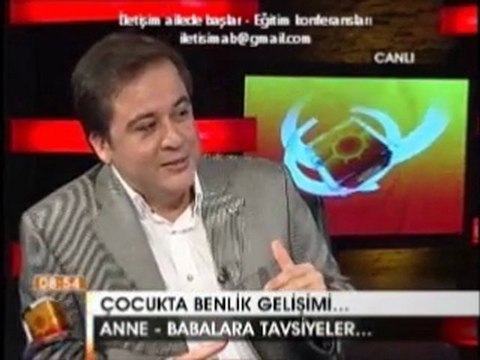 İletişim Uzmanı ve Yazar Fatih AKBABA ile Çocuklarda benlik gelişimi ve Anne Babalara tavsiyeler Kanal A - TV Programı Kasım 2010