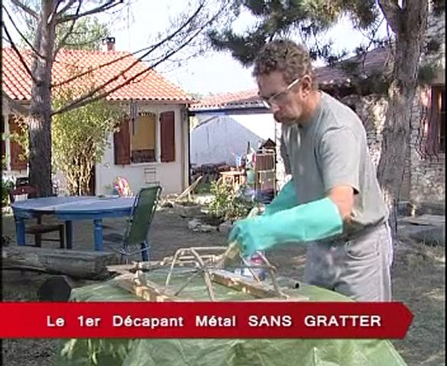 Décaper sans gratter métal Decapex