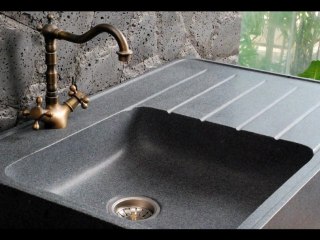 EVIER DE CUISINE: l'évier en granit selon Living'ROC
