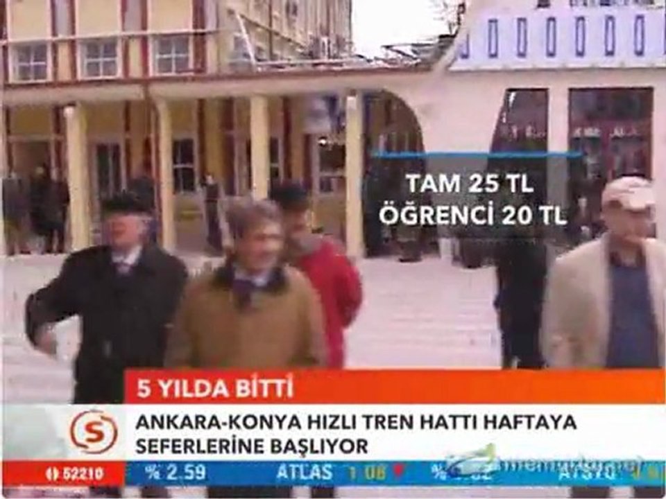 Ankara-Konya hızlı treni iki gün sonra sefere başlıyor