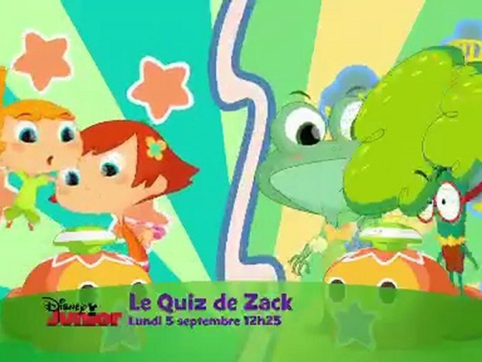 Le Quiz de Zack - Sur Disney Junior le lundi 5 Septembre à 12h25