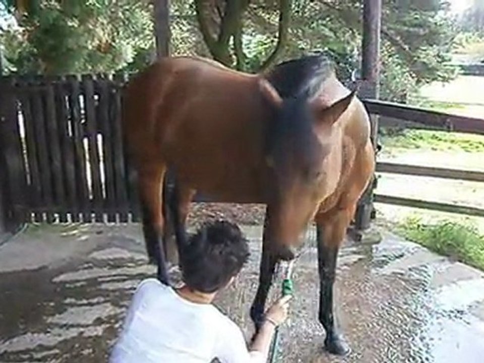La douche : lentement mais surement ;-)