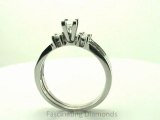 FDENS3022PR  Princess Cut Diamond Wedding Channel-Set Ring With Matching Band
