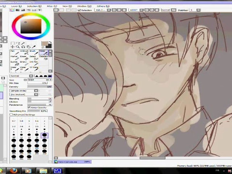 APH SpeedPainting Sous PAINT TOOL SAI