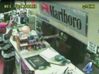 Spider-Man robbed a convenience store