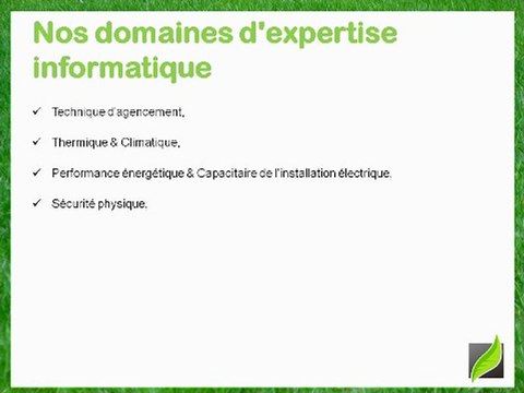 Green Data Services - Audit / Bilan / Construction / Démantelement - Salle serveurs / Data Center