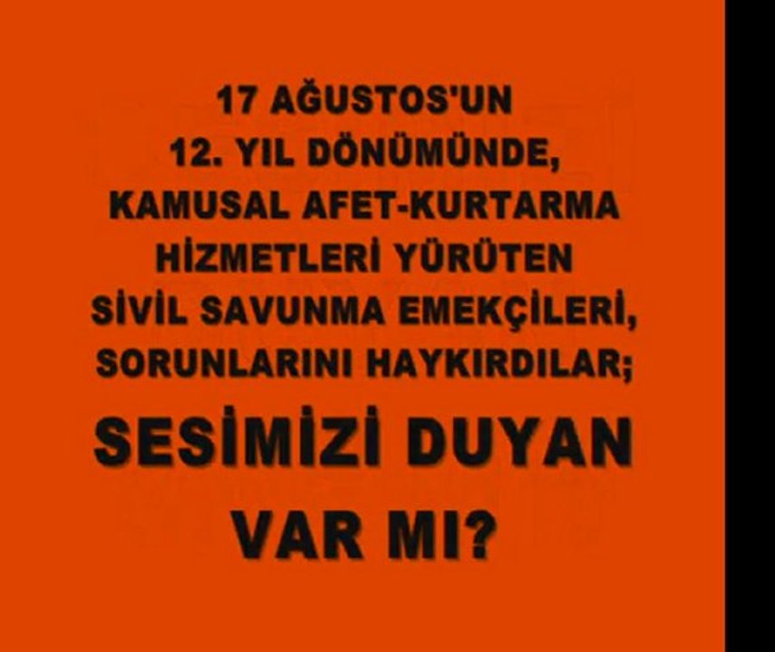 SESİMİZİ DUYAN VAR MI ?