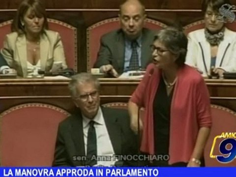 La manovra approda in Parlamento