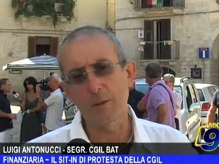 Finanziaria | Il sit-in di protesta della CGIL
