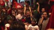 Tunisians celebrate as Libyan rebels enter Tripoli