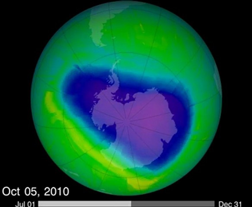 Cycle du trou d'ozone en 2010