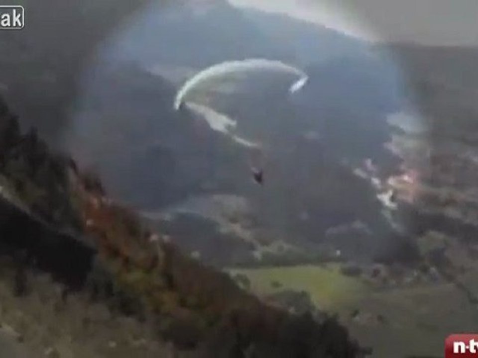 Paragliding Unfall - 20 in Seilbahn für 17 Stunden gefangen Fail