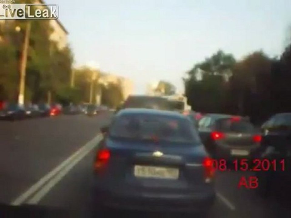 Road Rage abgeschlagen Scooter