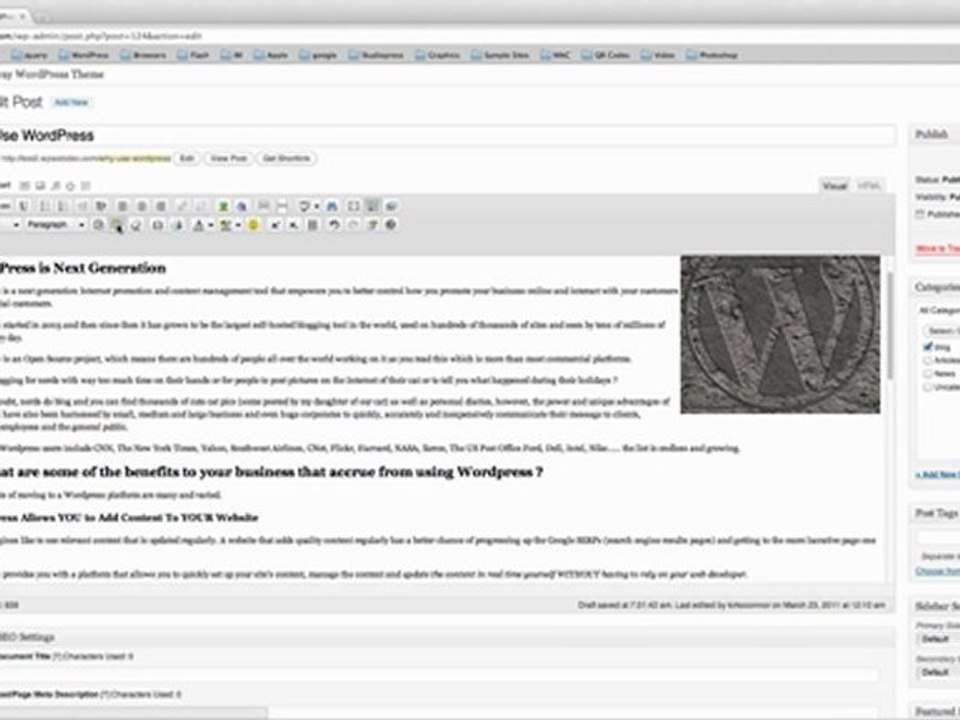 WordPress: Intro to Pages and Posts